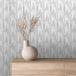 Vertical Abstract Leaf 3D Textured Wallpaper | 3D 086 Wallpaper