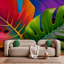 Large Monstera Statement Wallpaper | Leaves 098 Wallpaper