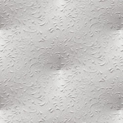 Grey Embossed Floral Texture Wallpaper | Floral 010