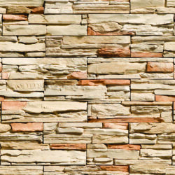 Warm Beige Stone Wallpaper | Stone 018