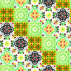 Colorful Mediterranean Ceramic Tile Wallpaper | Tile 020