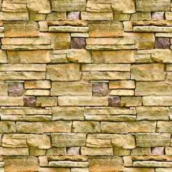 Golden Sandstone Feature Wall Wallpaper | Stone 022