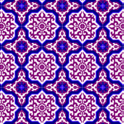 Geometric Magenta & Purple Tile Wallpaper | Tile 037