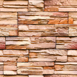 Warm Sandstone Brick Wallpaper | Stone 042