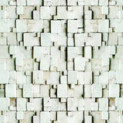 Cream 3D Stone Block Wallpaper | Stone 044