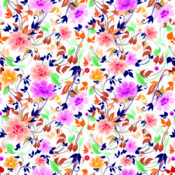Vibrant Botanical Mix Pattern | Floral 049