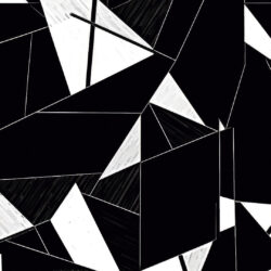 Abstract Geometric Block Wallpaper | Geometric Black 005