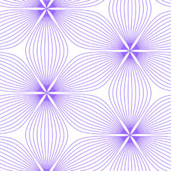 Abstract Purple Wave Lines | Floral 056