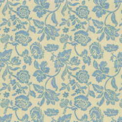 Classic Blue Floral Textile | Floral 085