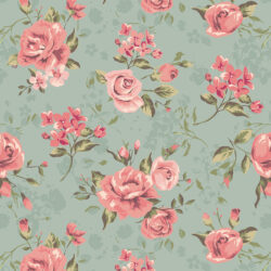 Vintage Rose Garden Soft Wallpaper | Floral 135