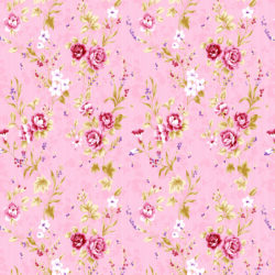 Pink Vintage Floral Garden Wallpaper | Floral 152