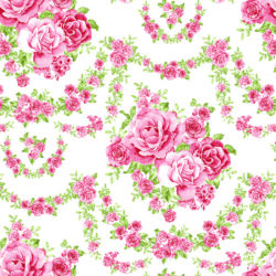Vintage Rose Garland Wallpaper | Floral 187