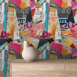Modern Graphic Collage Wallpaper | Collage 004